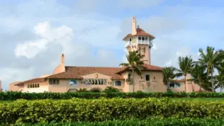 Mar-a-Lago on Palm Beach Island^ Palm Beach^ Florida^ USA. Mar-a-Lago is Palm Beach's grandest mansion built in 1927.