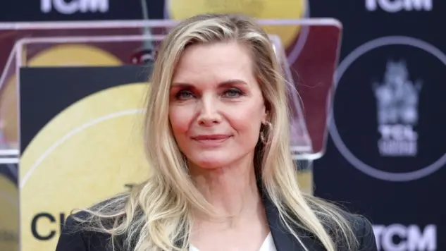 TCM Hosts Handprint And Footprint Ceremony Honoring Michelle Pfeiffer held at the TCL Chinese Theatre IMAX in Hollywood^ USA on April 25^ 2025.
