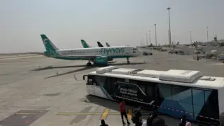 Passengers traveling through King Khalid International Airport Riyadh Airport - flight and booking concept Riyadh ^ Saudi Arabia - Mar 11 2023