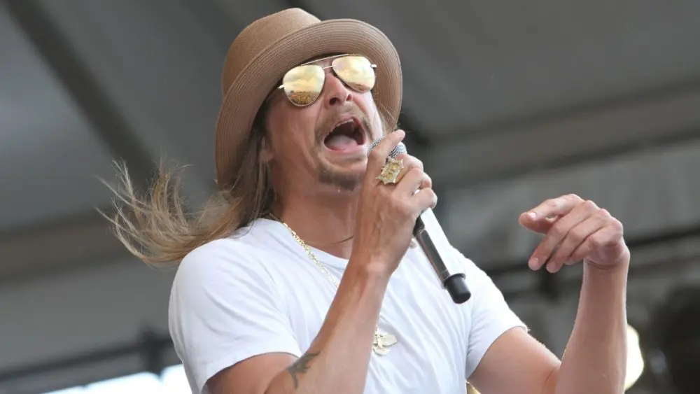 Robert James Ritchie^ better known as Kid Rock^ performs on stage at the 2011 New Orleans Jazz and Heritage Festival. New Orleans^ Louisiana - May 8^ 2011