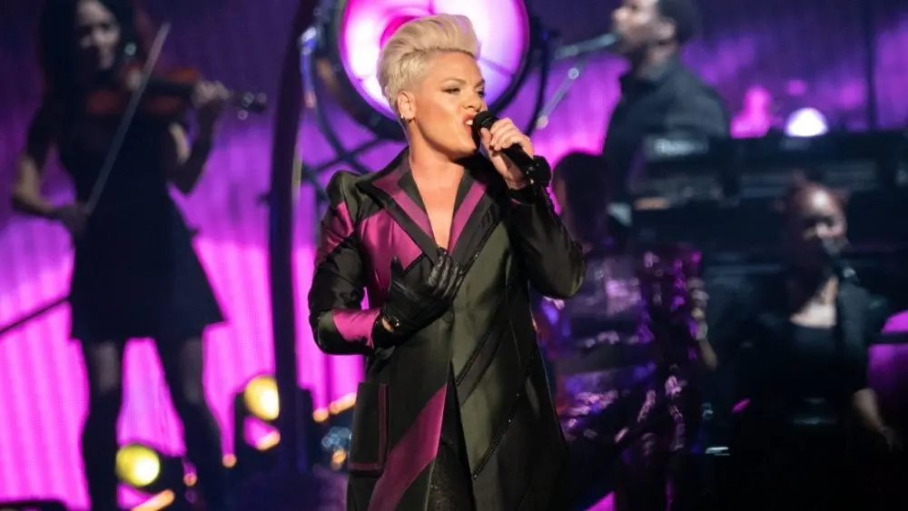 P!nk performing live at the Little Caesar's Arena Detroit^ MI /USA - 04-26-2019