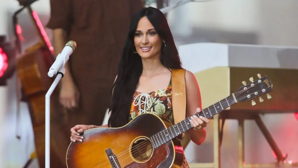 Kacey Musgraves performs in concert on NBC's 'TODAY' show on July 19^ 2019 at Rockefeller Plaza in New York City.