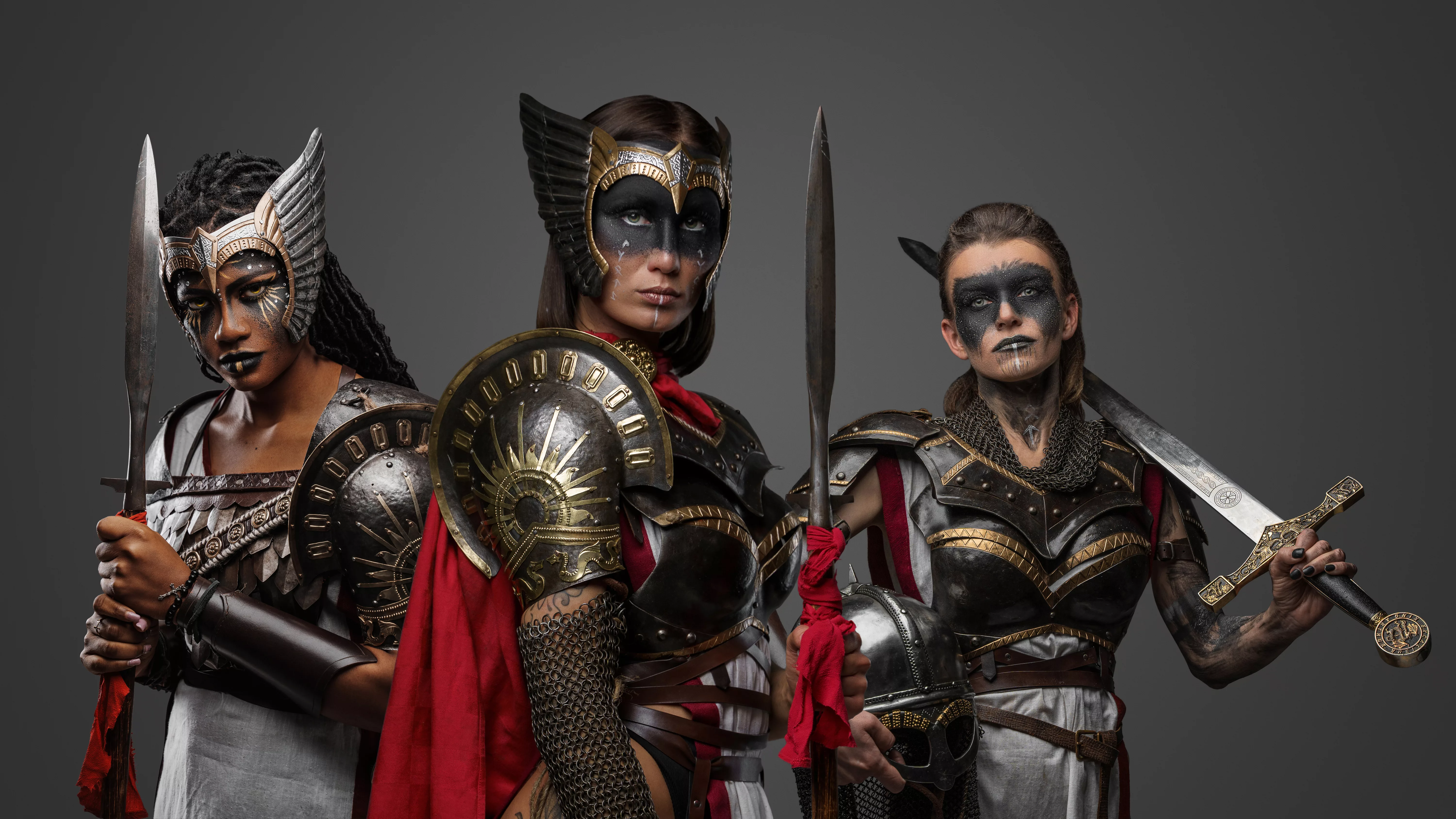 three-antique-warriors-women-armed-with-cold-steel