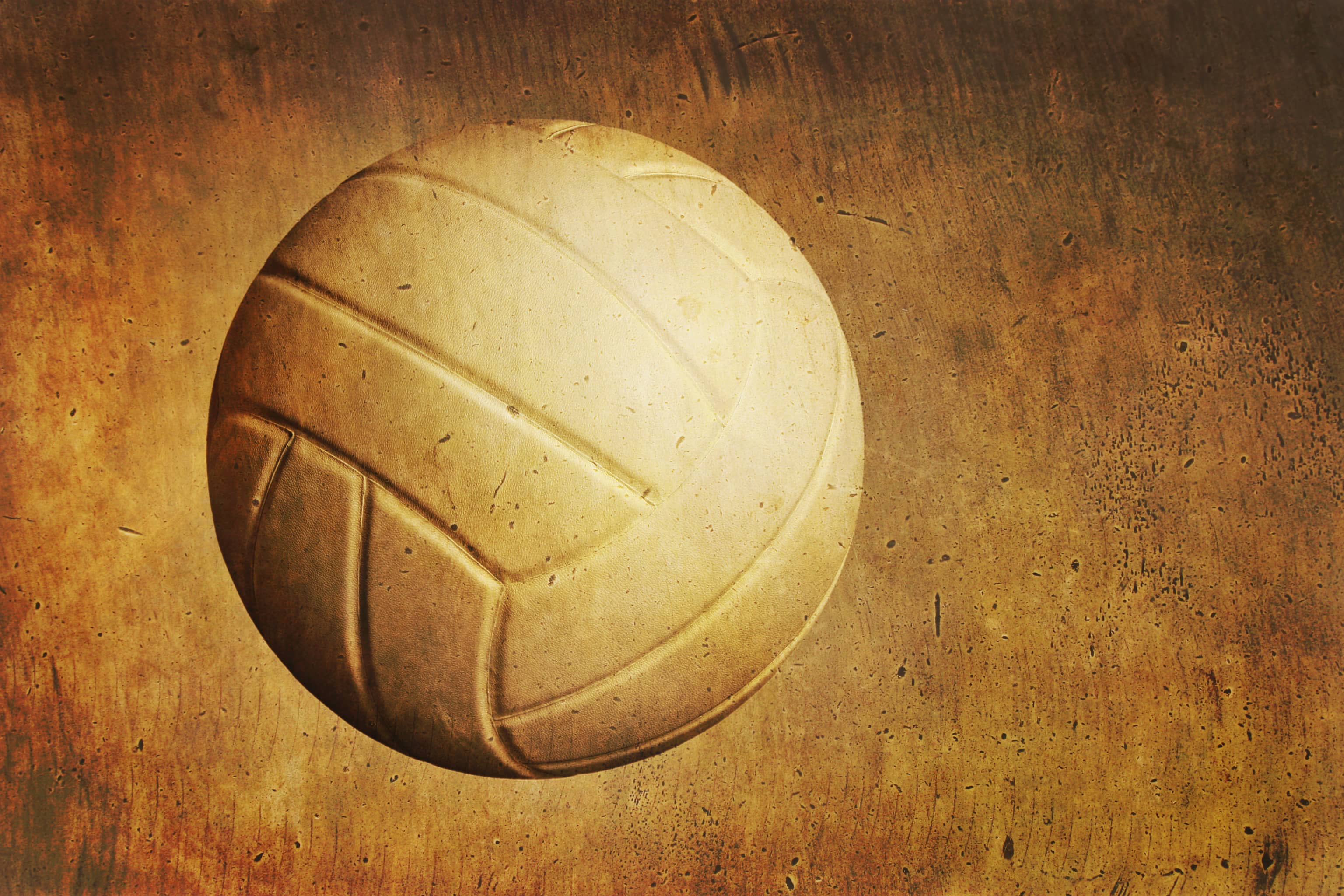 a-volleyball-on-a-grunge-textured-background