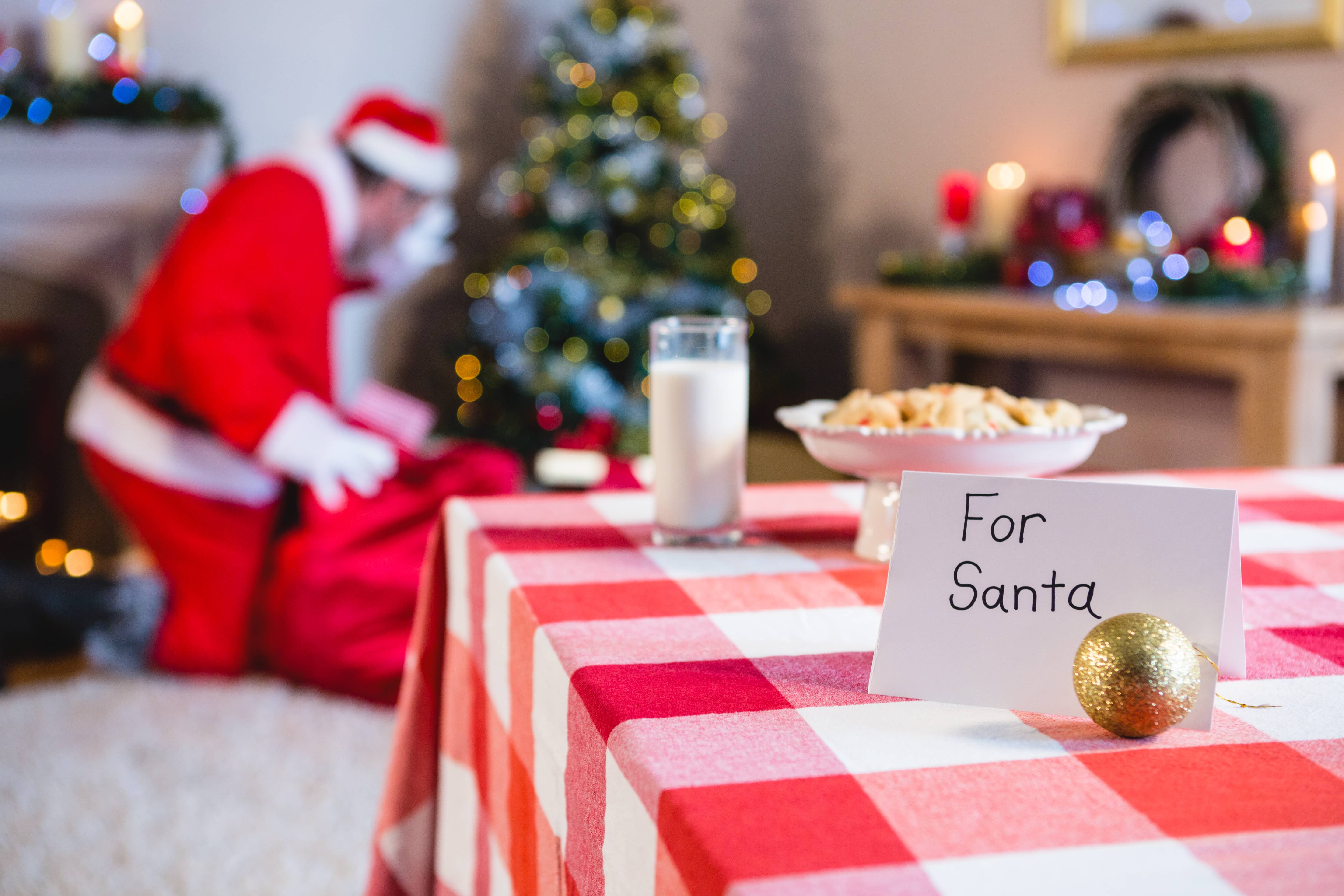 breakfast-for-santa-kept-on-table-during-christmas-eve