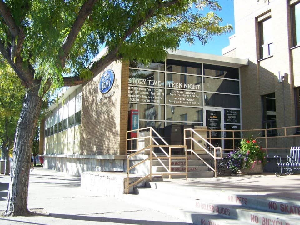 library-entrance