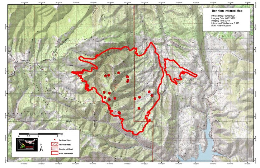 Bennion Creek Fire Update- Wednesday | KOAl - Price,UT