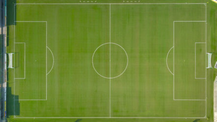 soccer-field-photographed-by-drone-vertically