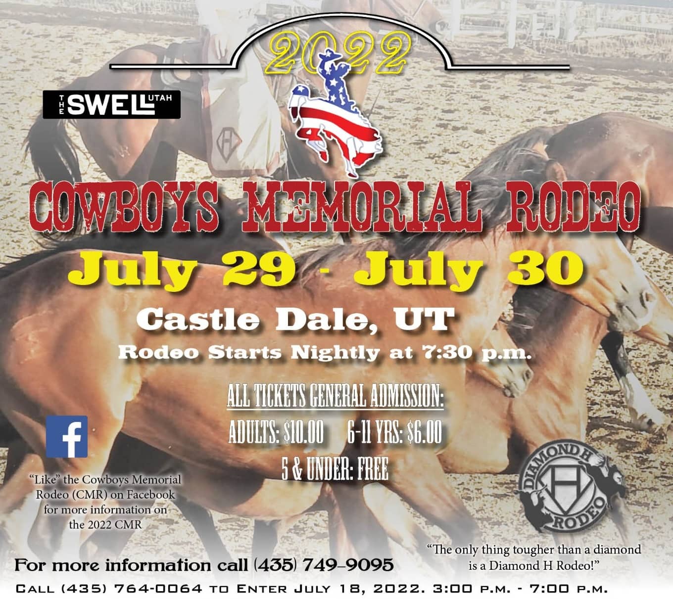 Cowboys Memorial Rodeo on July 29 & July 30
