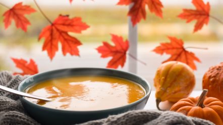 bowl-of-pumpkin-soup-by-a-window-with-maple-leaves-2022-08-01-04-21-41-utc