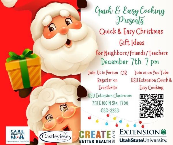 USU Extension Carbon County is helping you prepare for the holiday gift