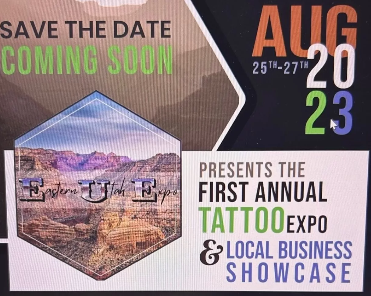 Eastern Utah Expo presents 1st Annual Tattoo Expo & Local Business Showcase begins August 25