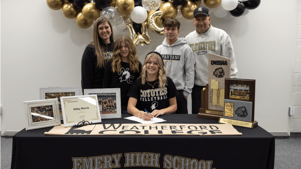 Emery High School's Abby Morris signs National Letter of Intent with