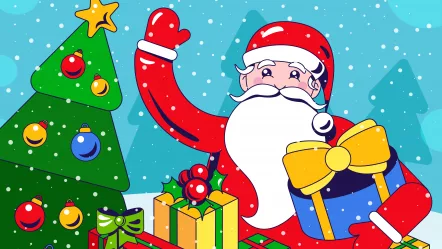 santaclauscharacterillustration