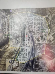 Map of affected areas