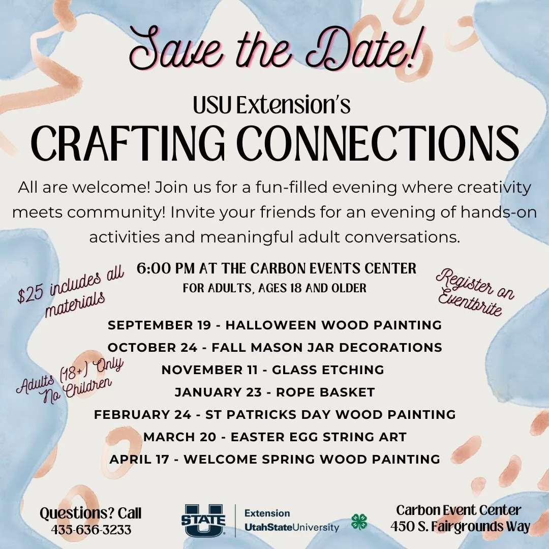 USU Extension Crafting Connection – St Patricks Day Wood Painting