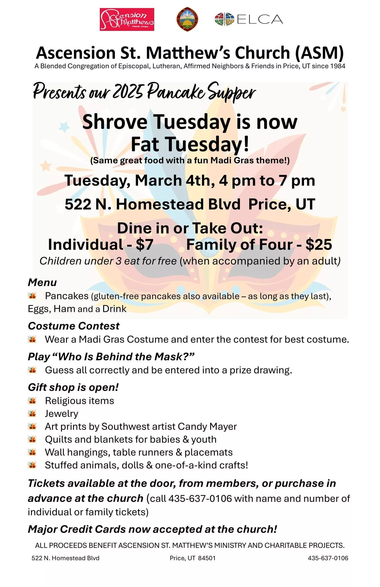 Ascension St. Matthew’s Church Pancake Supper