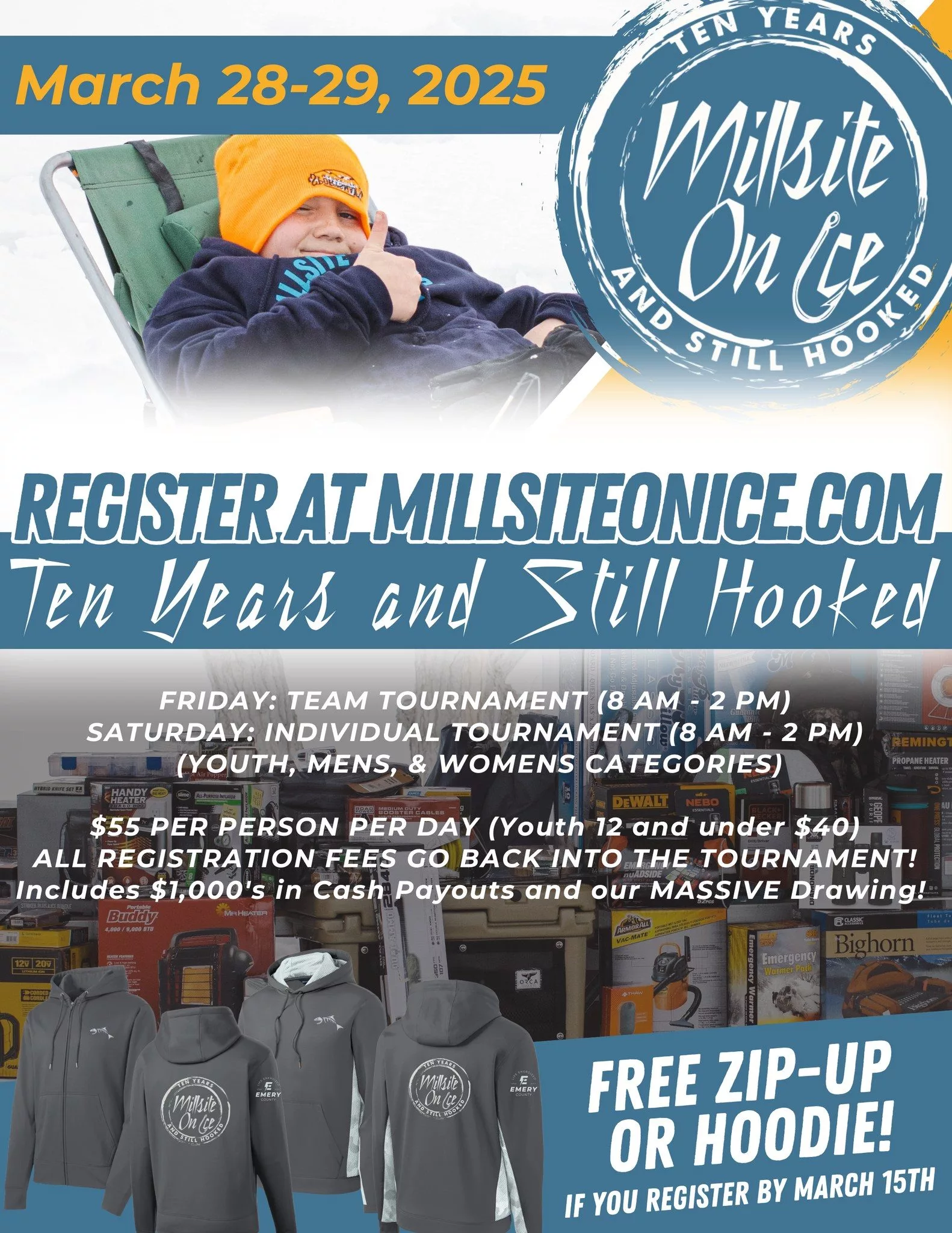 Millsite On Ice Fishing Tournament: Ten Years & Still Hooked