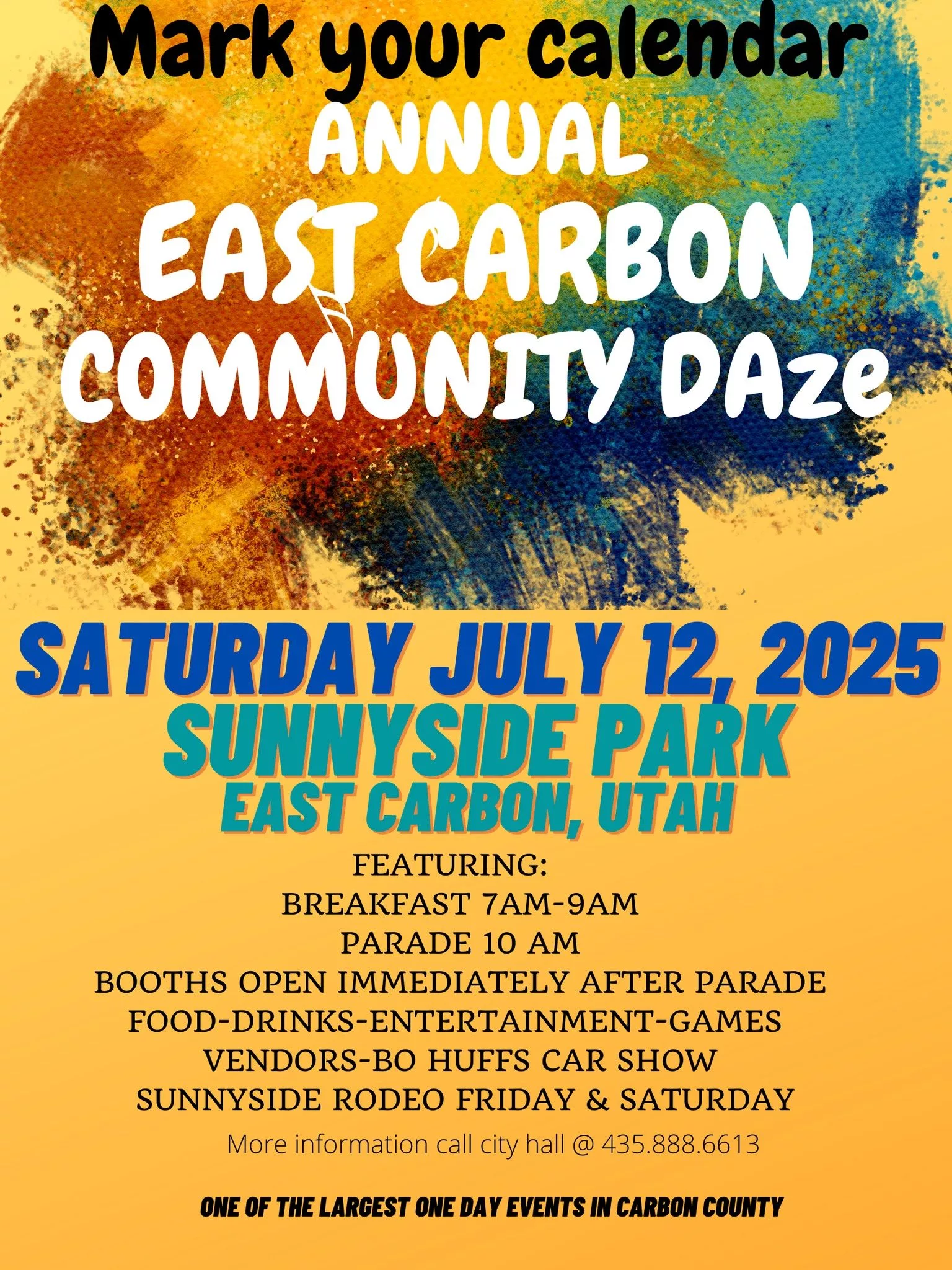 Annual East Carbon Community Daze