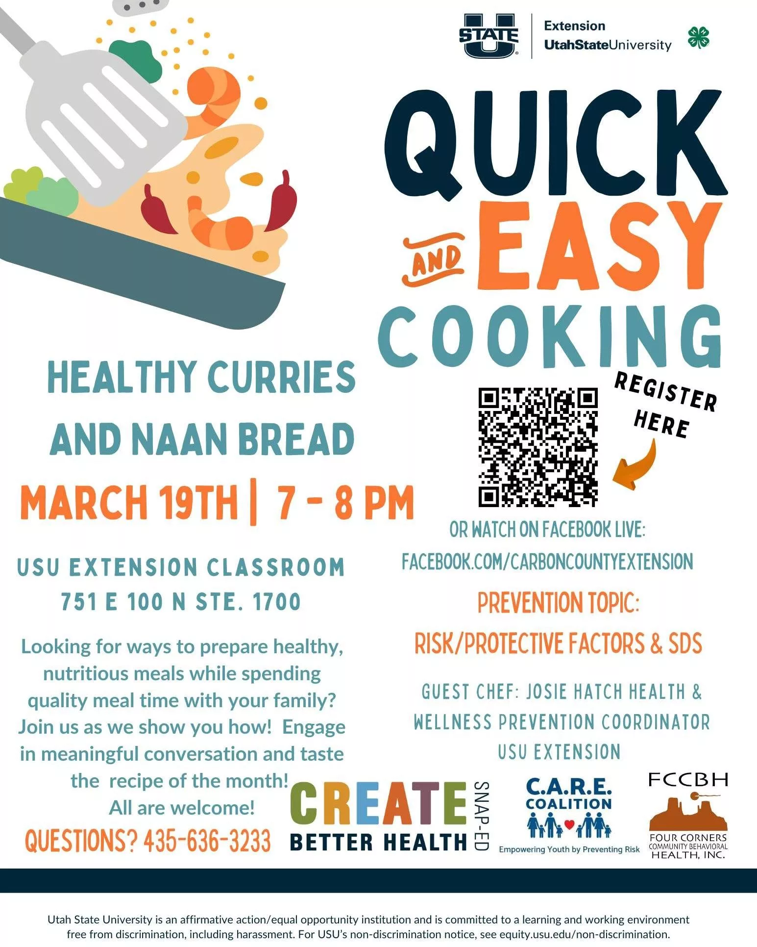 USU Extension: Quick & Easy Cooking