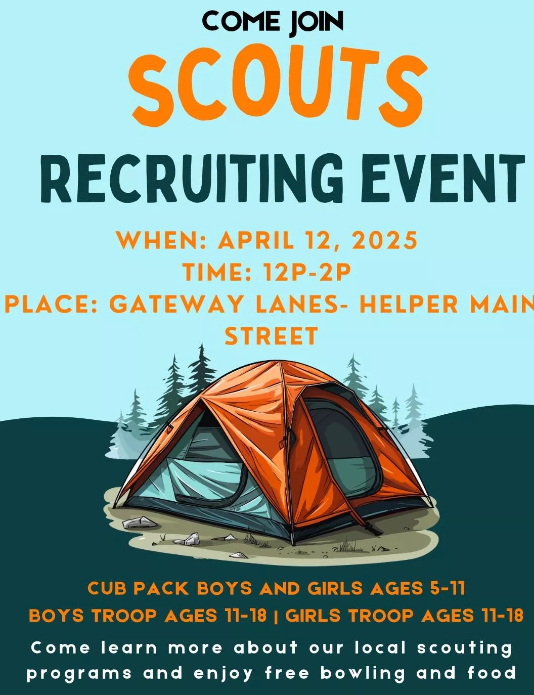 Scouts Recruiting Event
