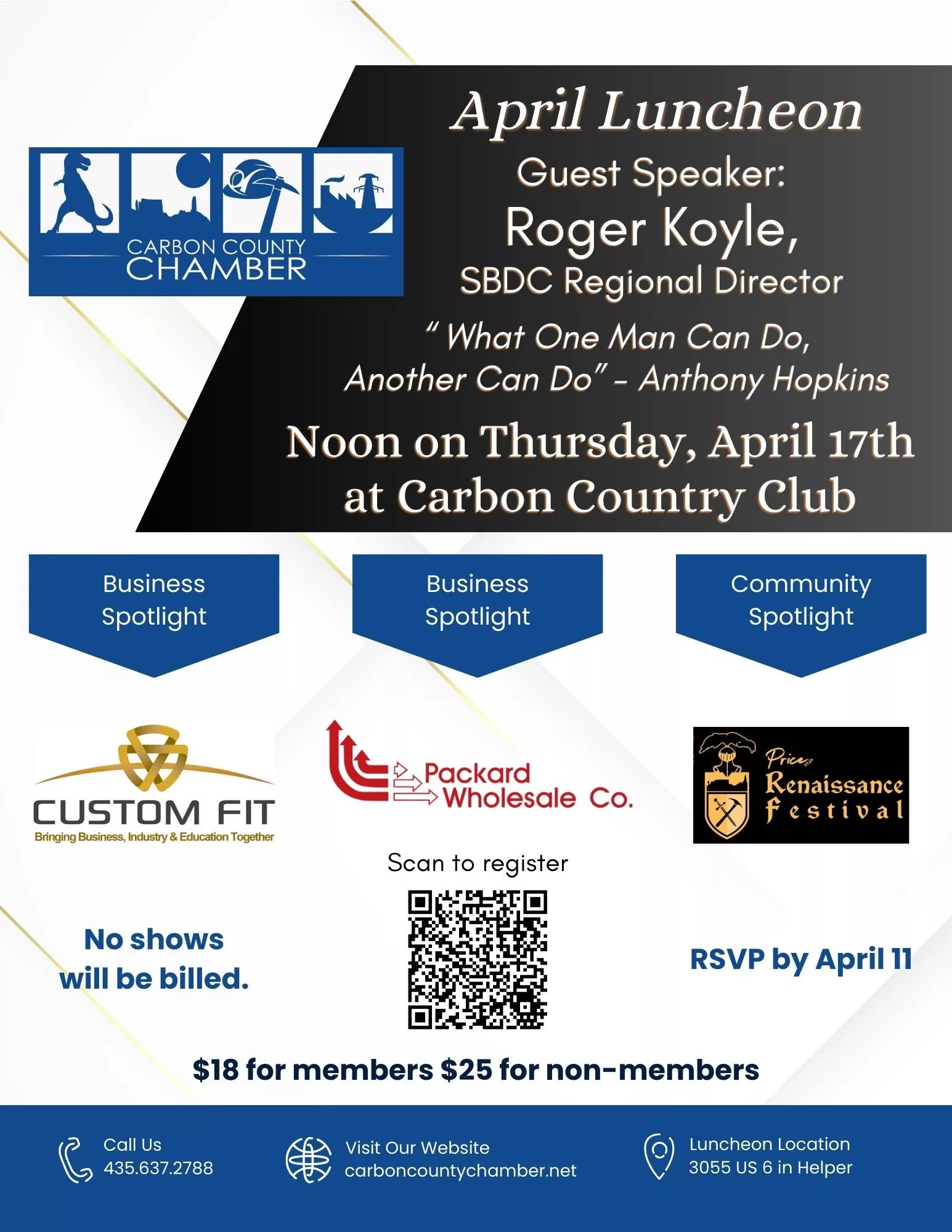 Carbon County Chamber April Luncheon