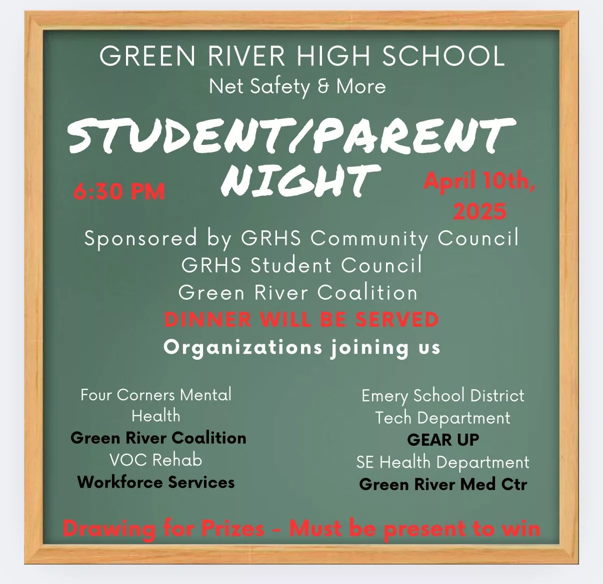 Green River High School Student/Parent Night