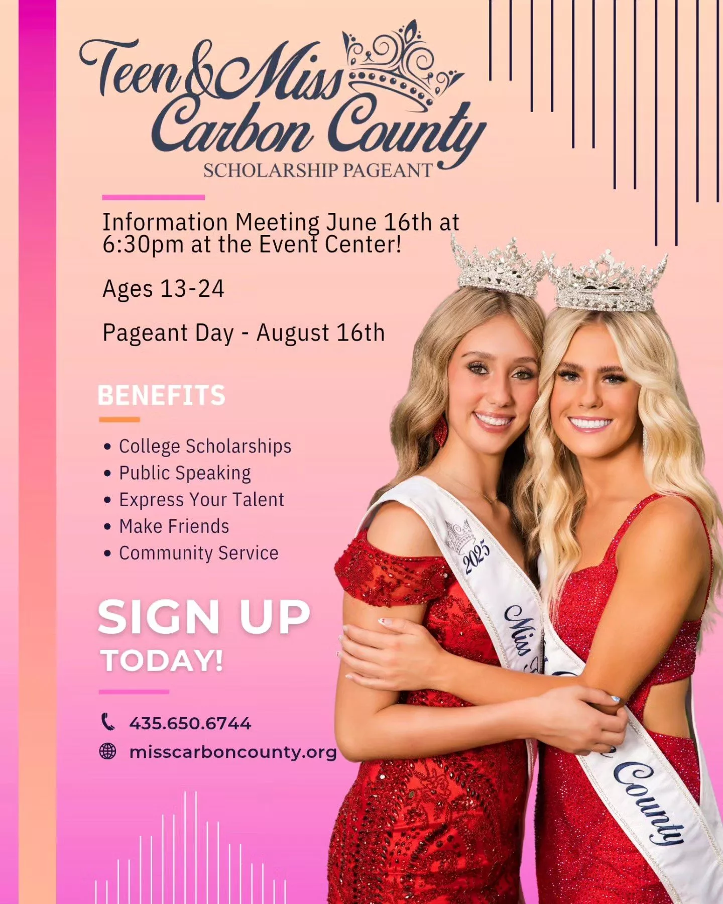 Teen & Miss Carbon County Information Meeting