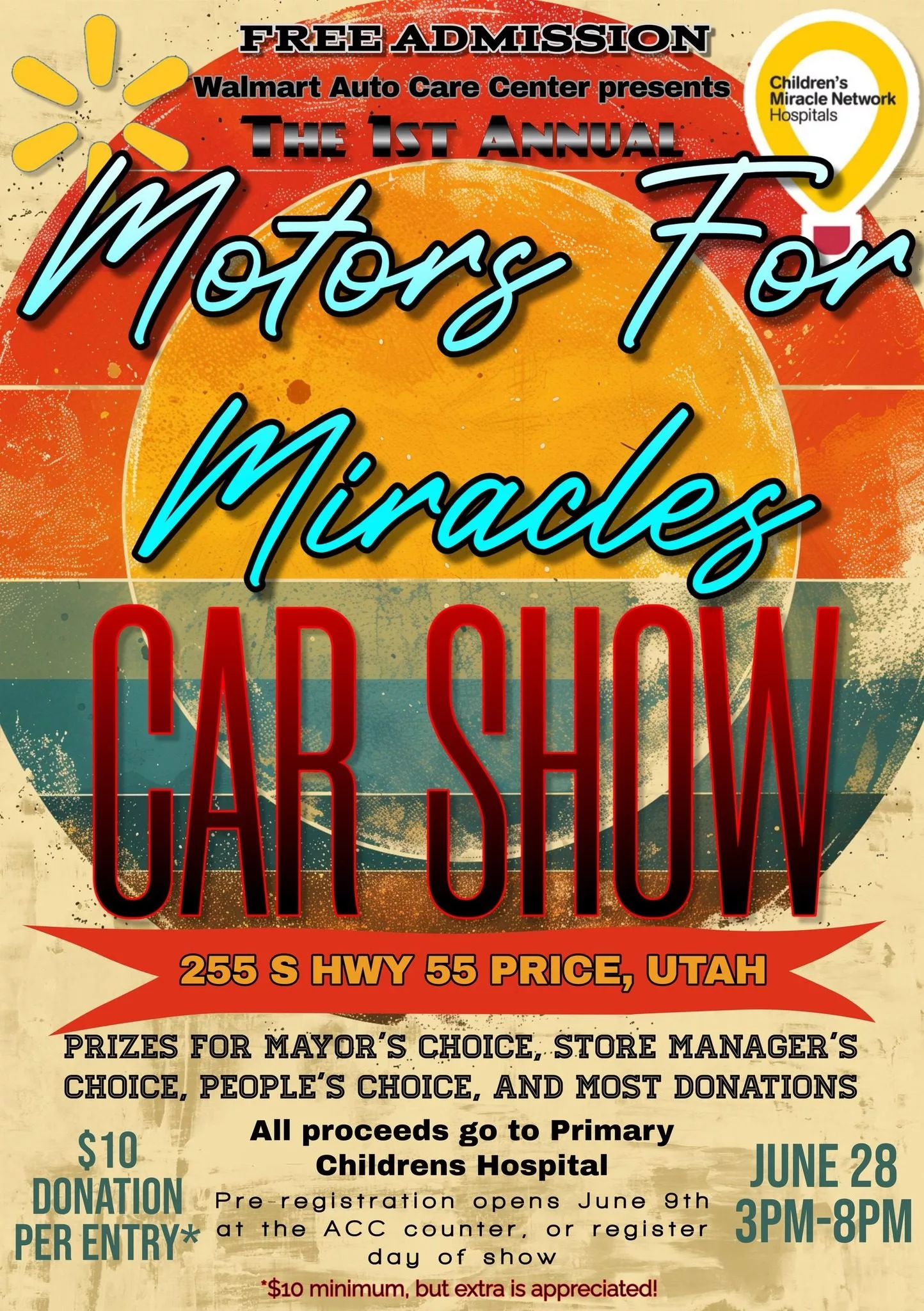 1st Annual Motors For Miracles Car Show