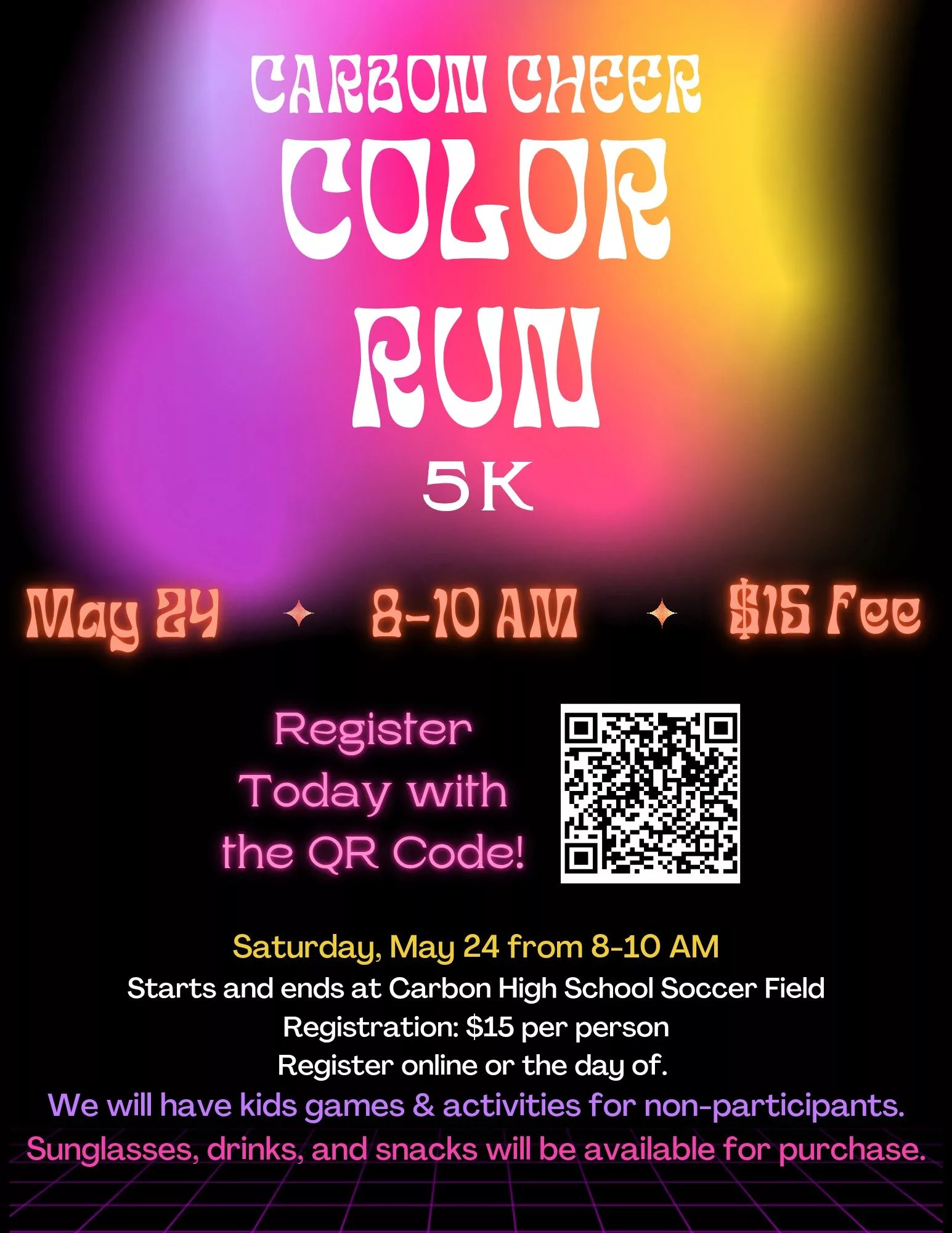 Carbon High Cheer 5K Color Run