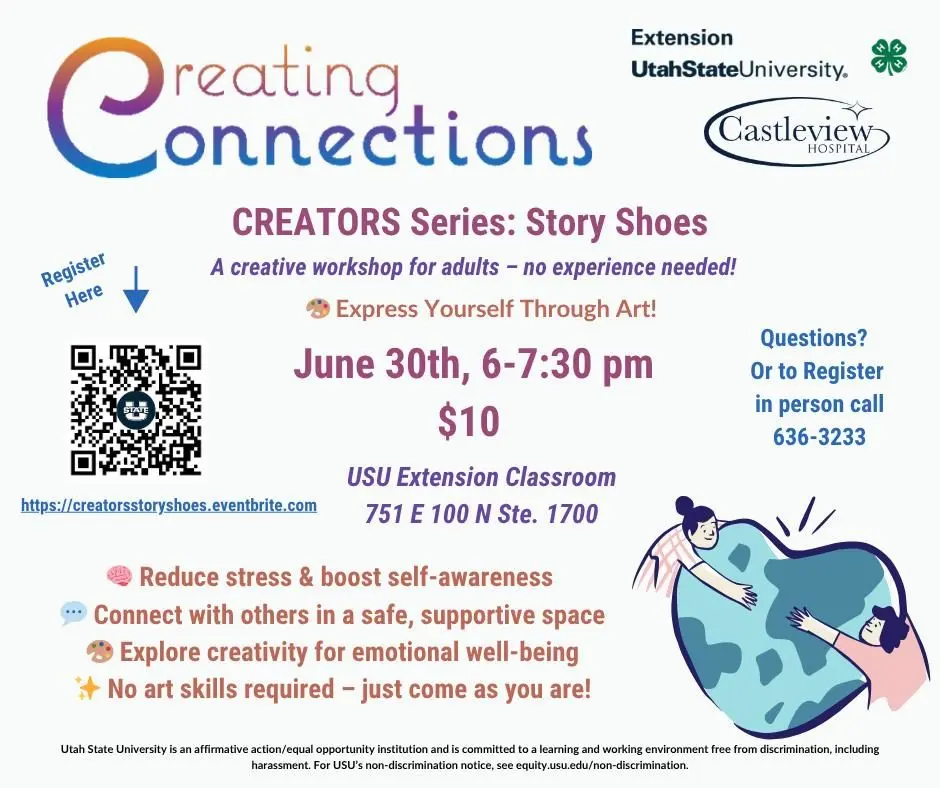 USU Extension’s Creating Connections: Story Shoes
