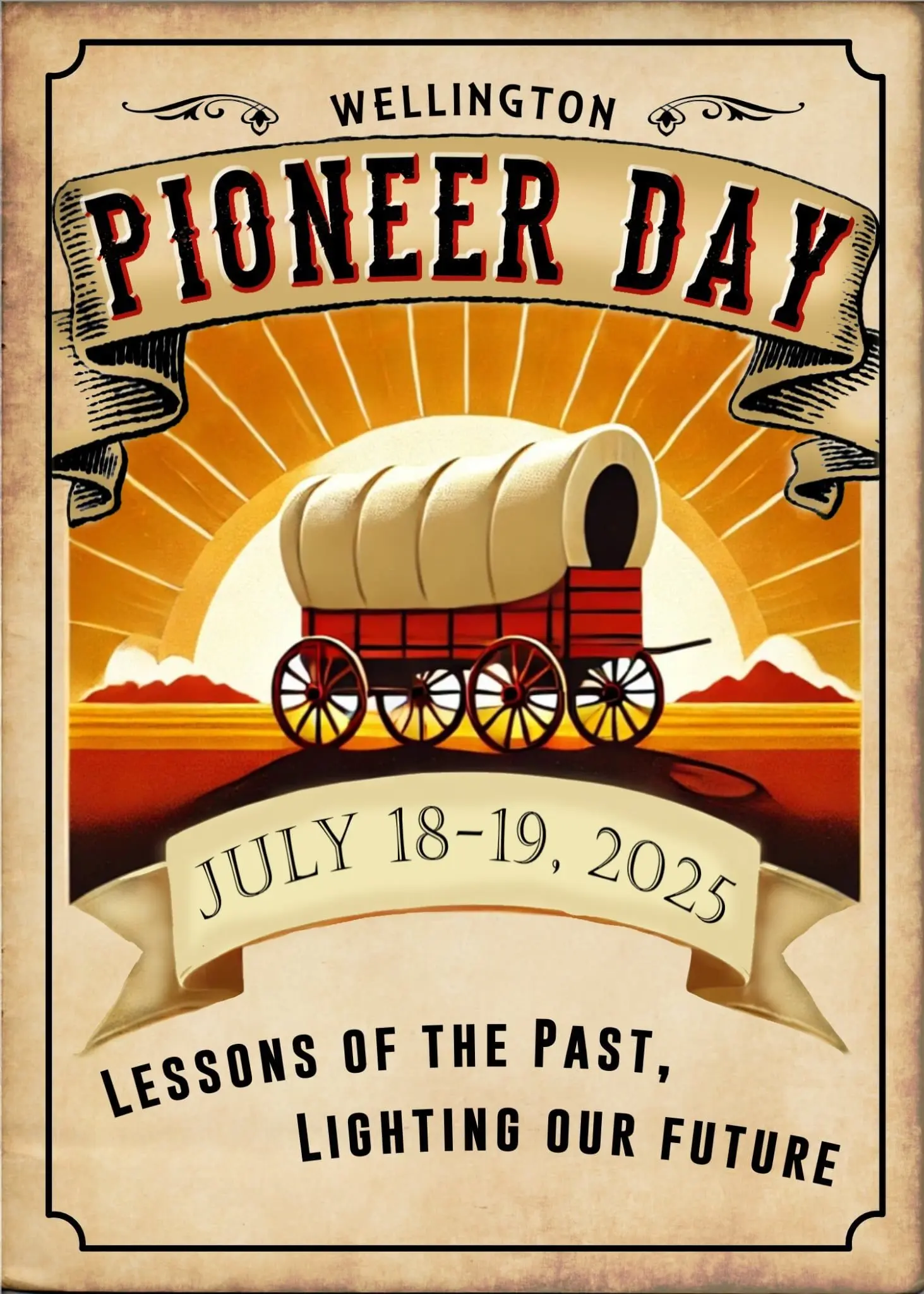 Wellington Pioneer Days – Lessons of the Past, Lighting our future