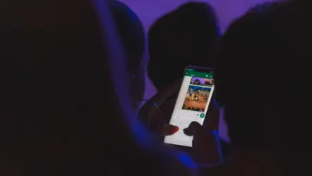 closeup-device-display-in-woman-hands-and-chatting-2025-01-09-15-35-29-utc