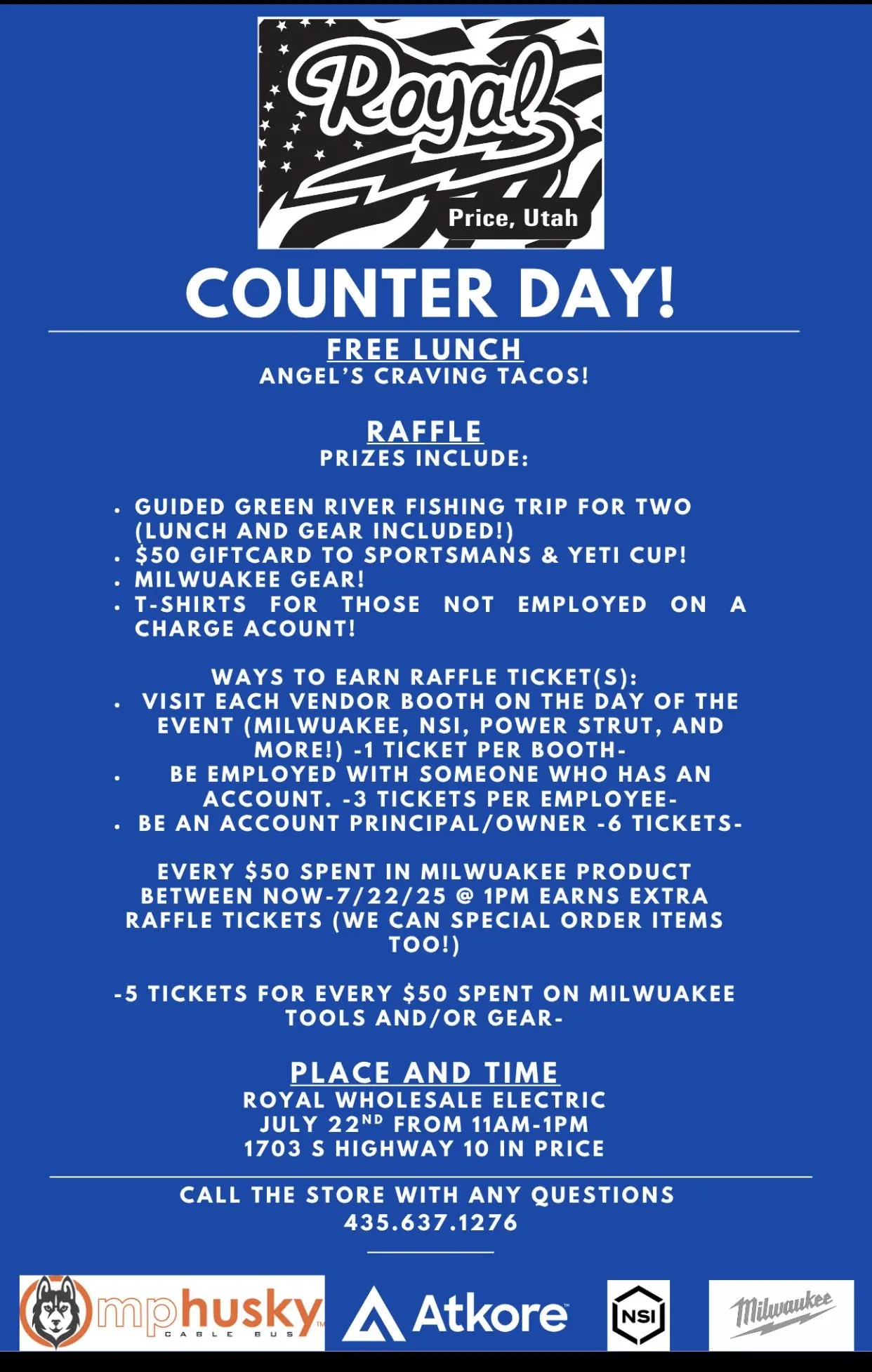 Royal Electric’s Counter Day