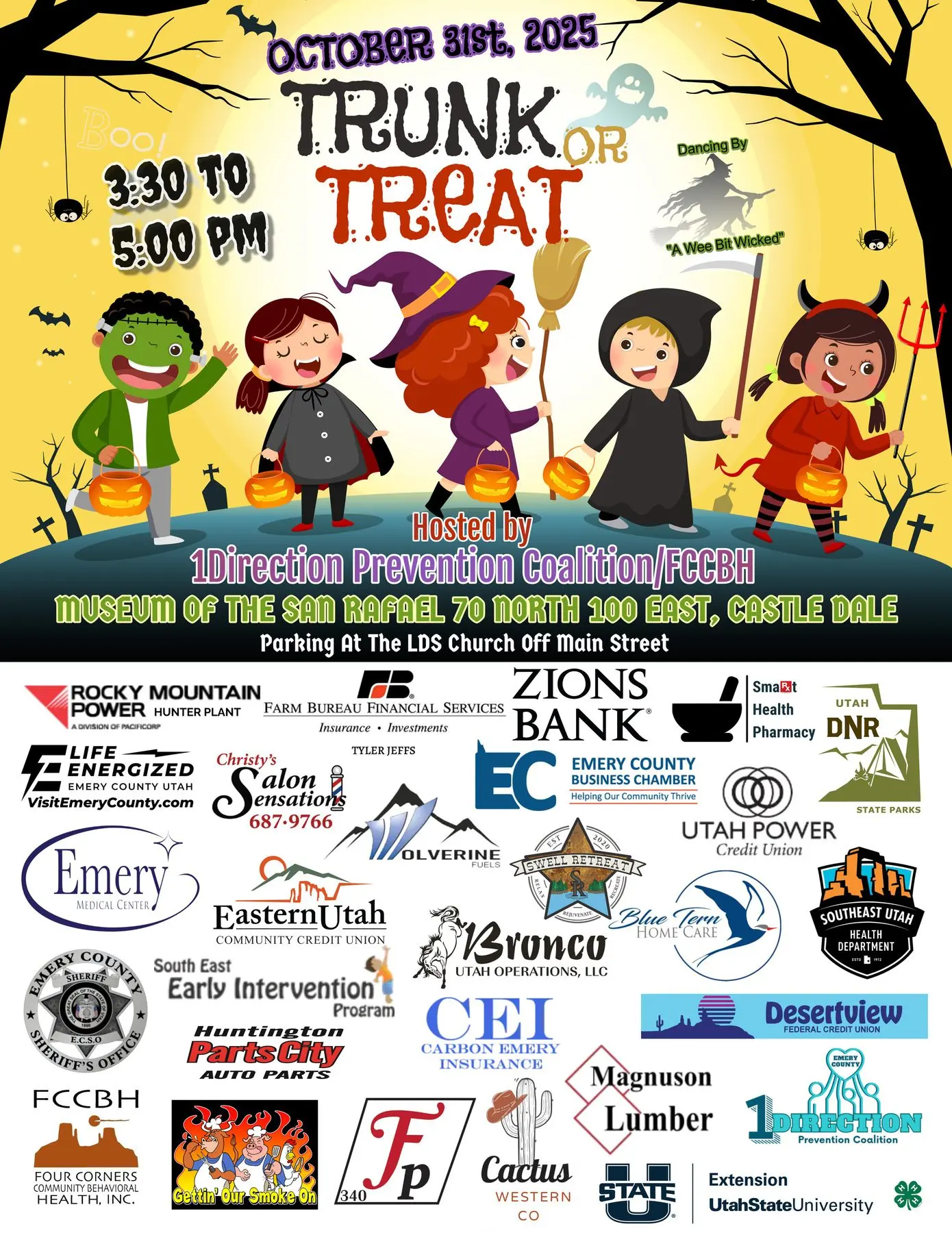 1Direction Prevention Coalition’s Trunk or Treat