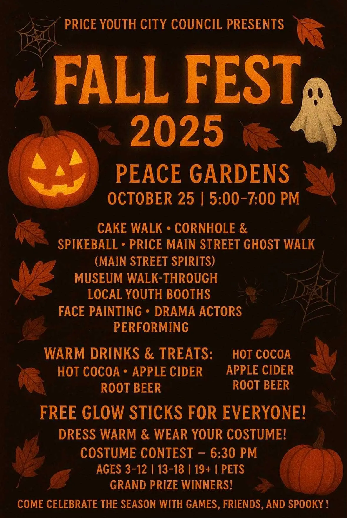 Price City Youth Council presents Fall Fest 2025
