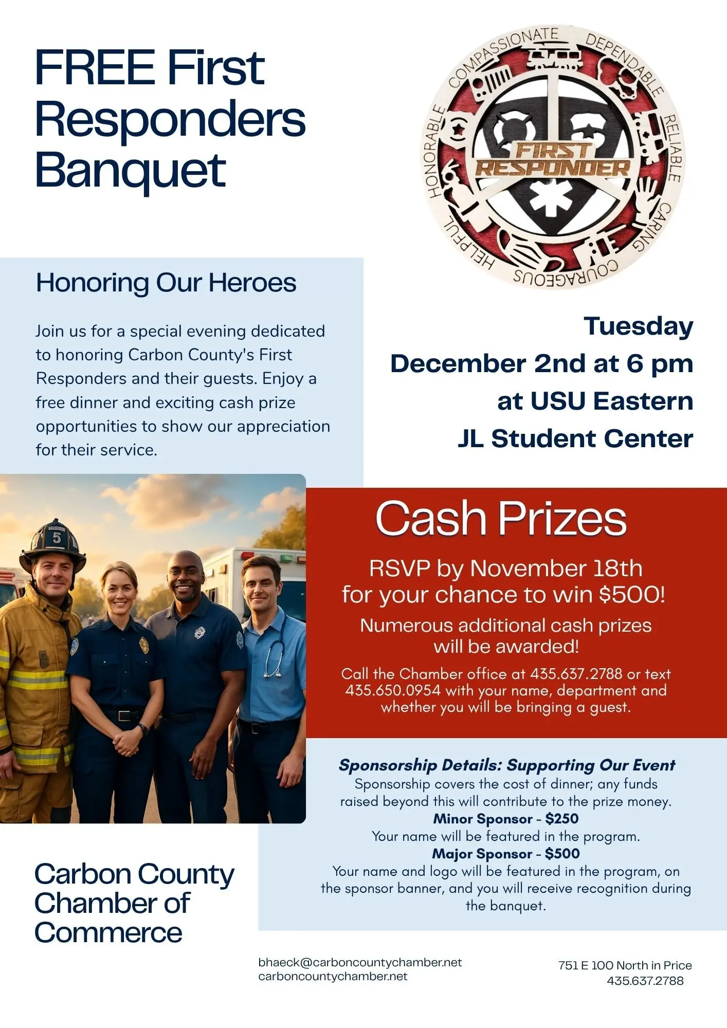FREE First Responders Banquet