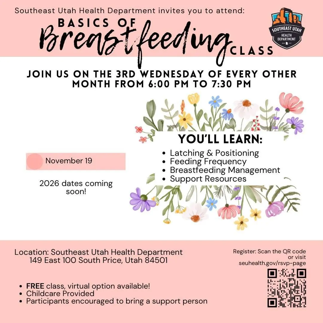 Southeast Utah Health Department’s Basic Breastfeeding Class
