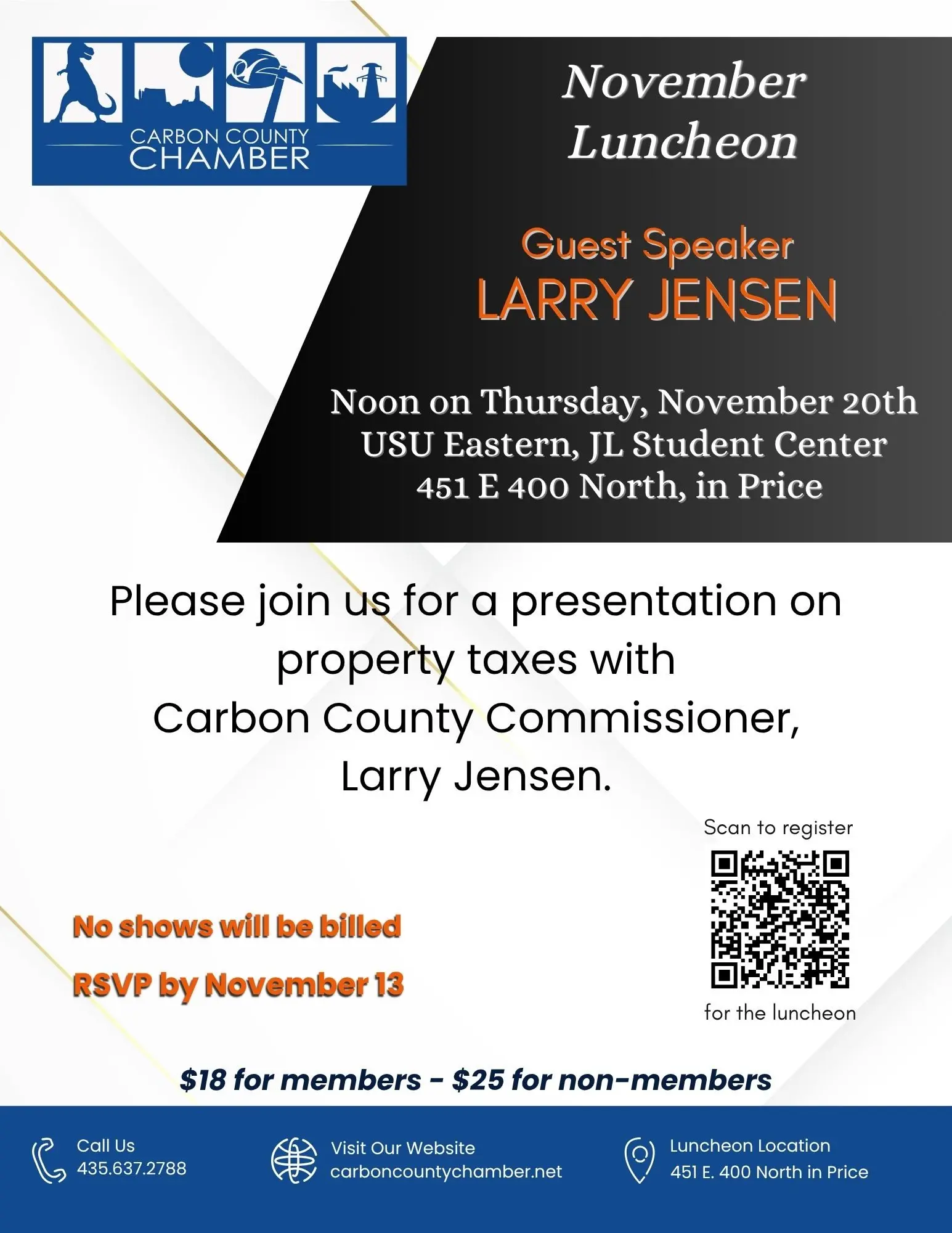 Carbon County Chamber of Commerce November Luncheon