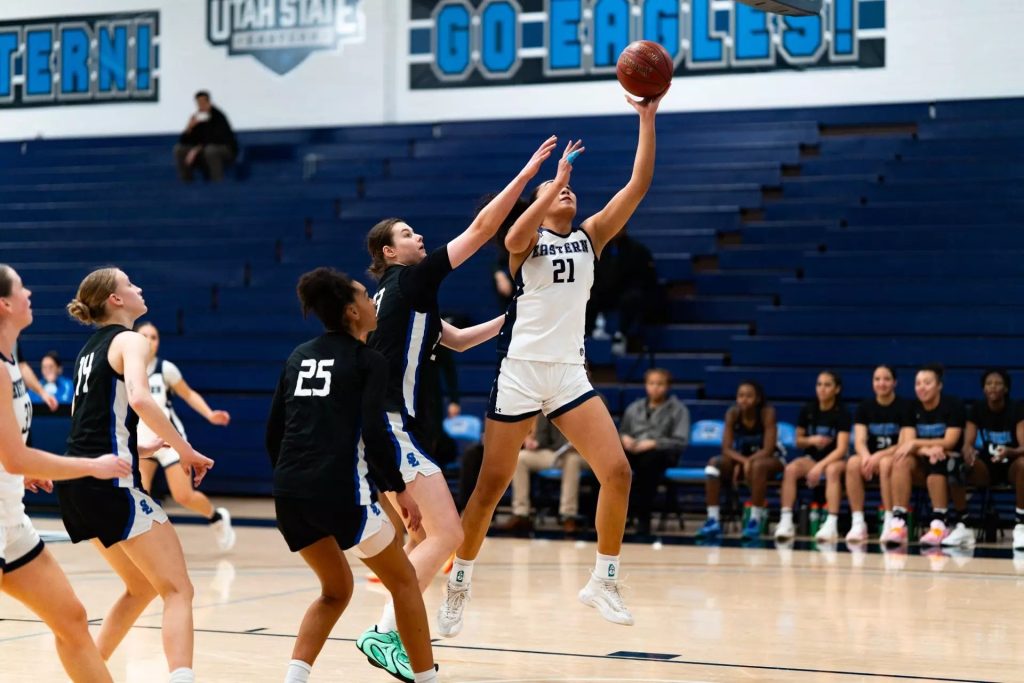 USU Eastern Women’s Basketball handles No. 9 CSI; move to 7-0 in conference