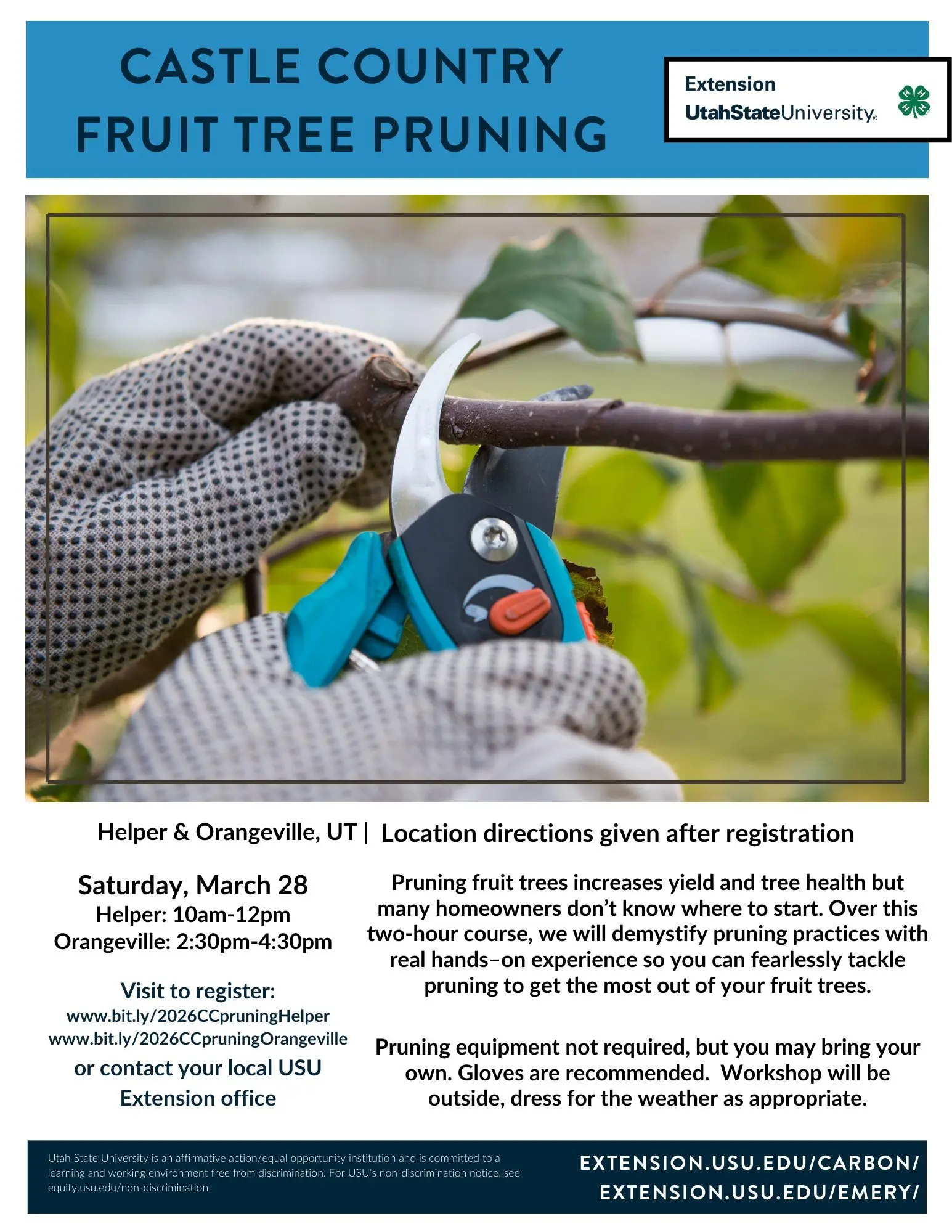 USU Extension Castle Country Fruit Tree Pruning