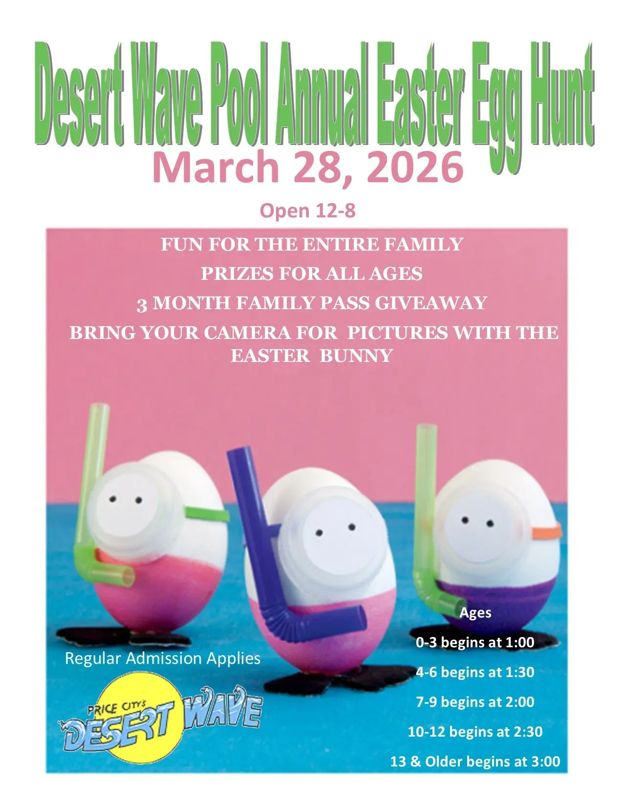 Desert Wave Pool Annual Easter Egg Hunt