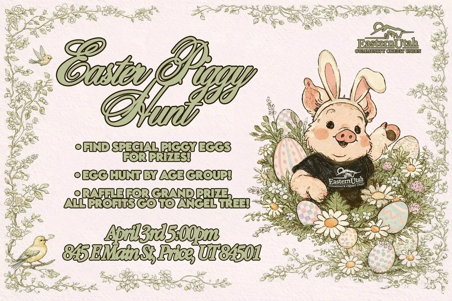 EUCCU Easter Piggy Hunt