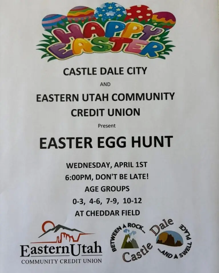 EUCCU Castle Dale Easter Egg Hunt