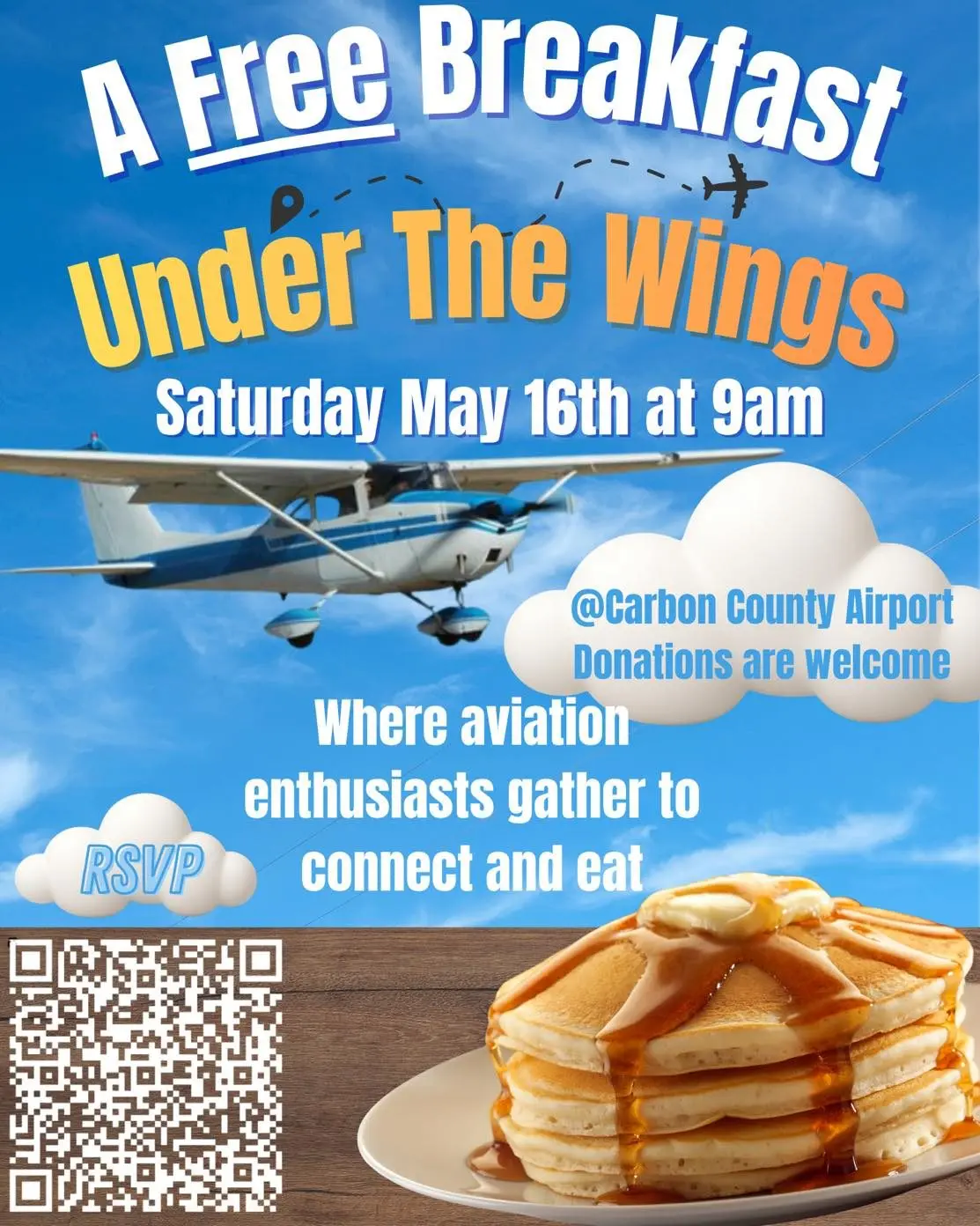 “Under the Wings” – A free breakfast event
