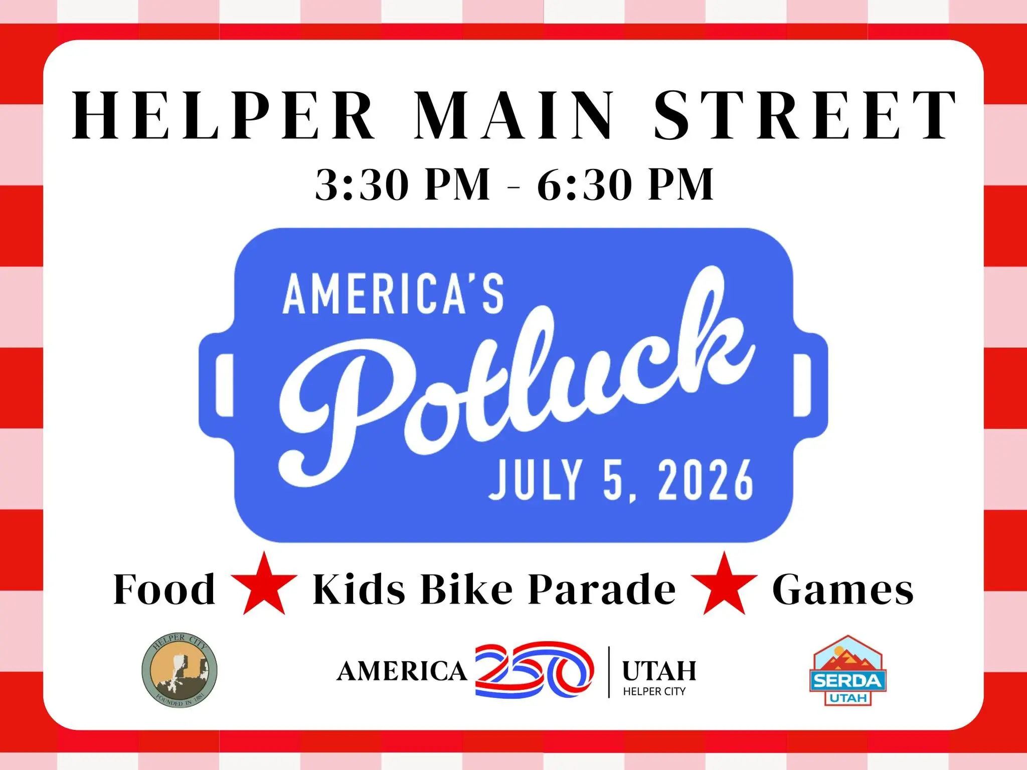America’s Potluck on Helper’s Main Street