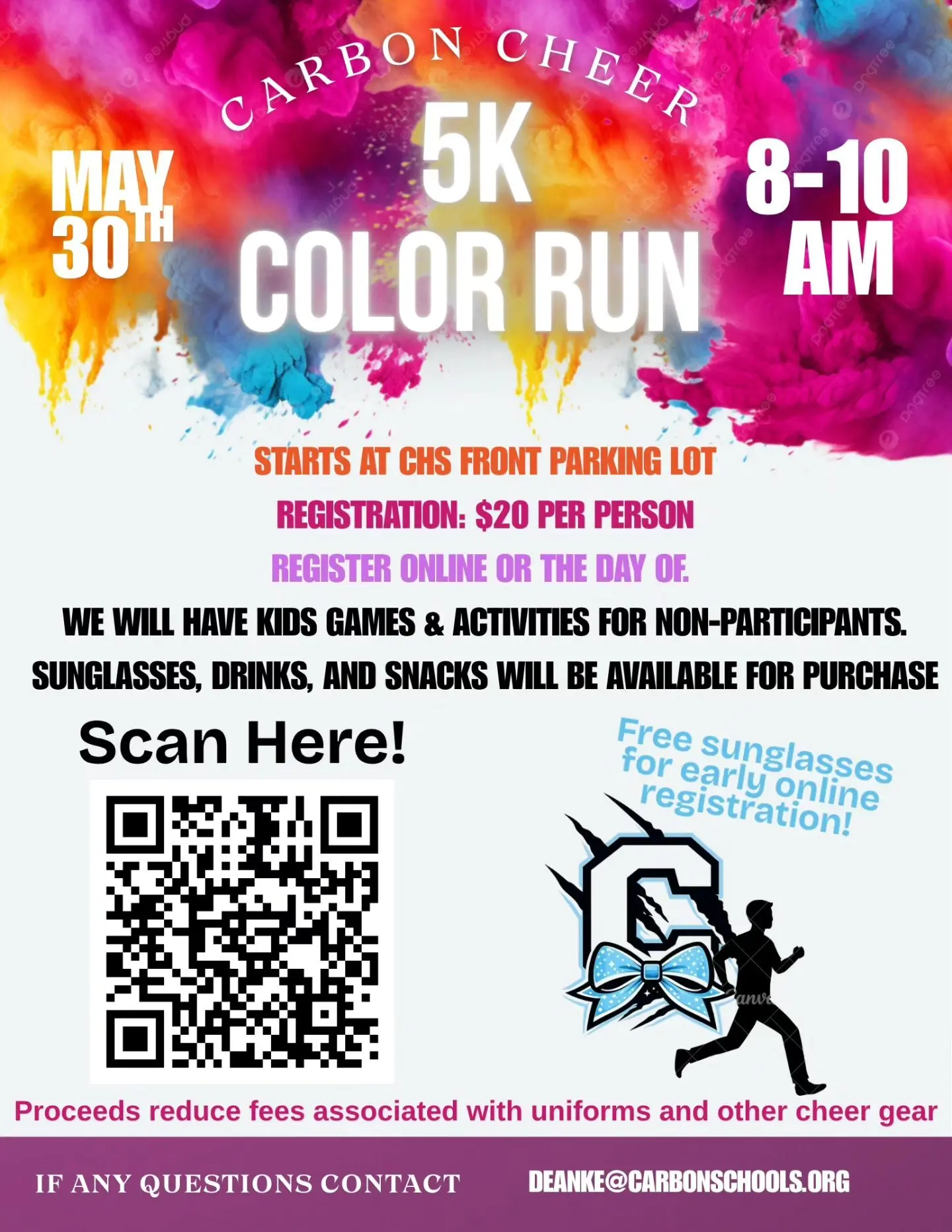 Carbon Cheer 5K Color Run/Walk