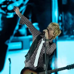 Green Day perform at the When We Were Young festival in Las Vegas^ Nevada on 21 October 2023