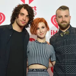 Members of the rock band Paramore at the MGM Grand Garden Arena on September 20^ 2014 in Las Vegas.