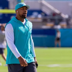 BRADLEY CHUBB LB MIAMI DOLPHINS VS JACKSONVILLE JAGUARS ; AUGUST 26^ 2023 JACKSONVILLE FLORIDA